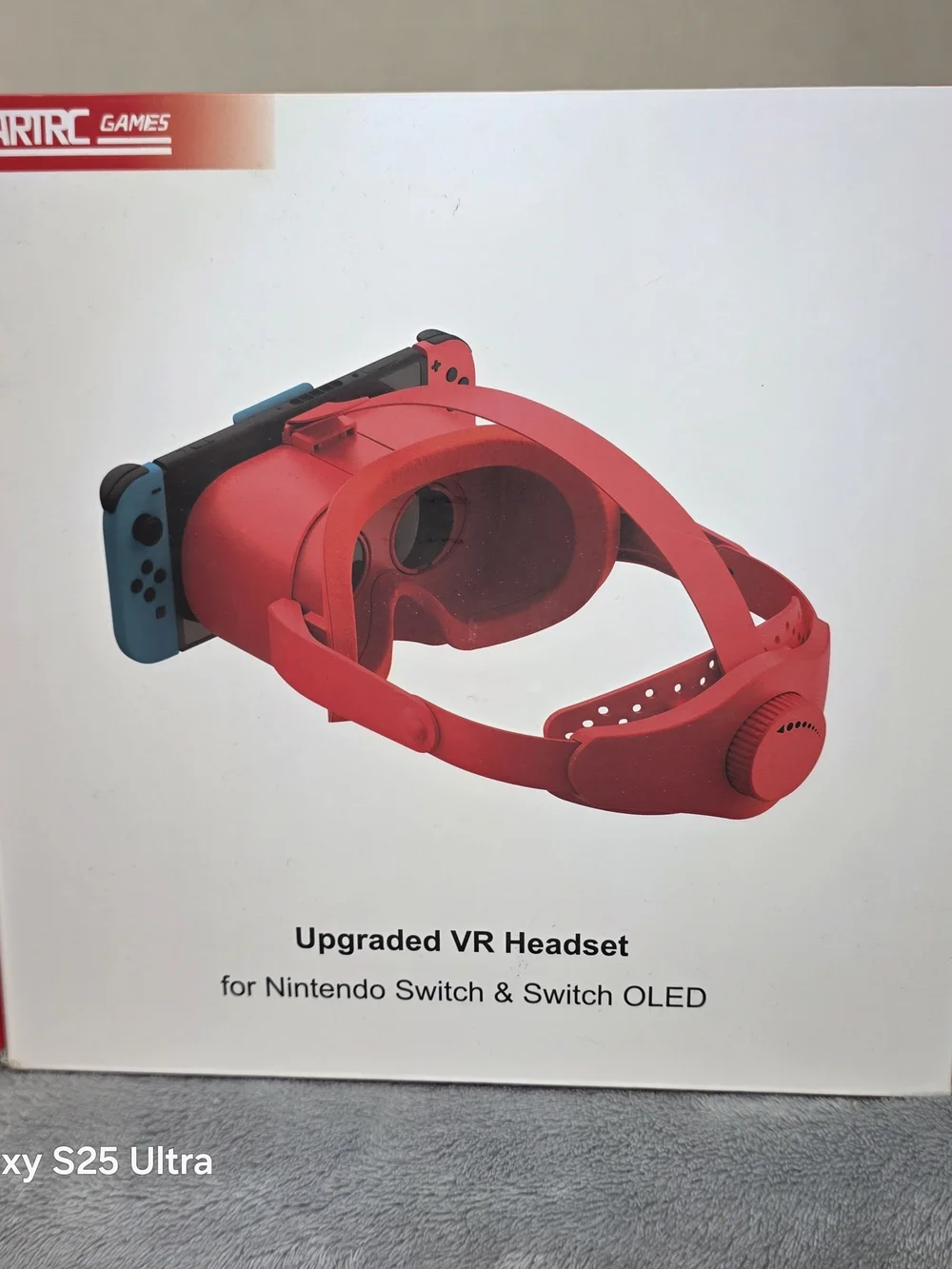 Upgraded Red VR Headset for Nintendo Switch